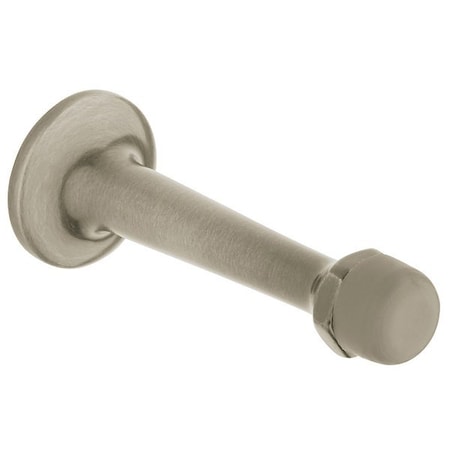 Baldwin Estate Lifetime Satin Nickel Door Stop 4045.056